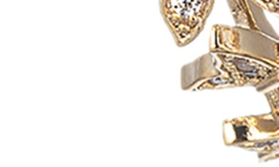 Eye Candy Los Angeles Mini Butterfly Cz Hoop Earrings In Gold