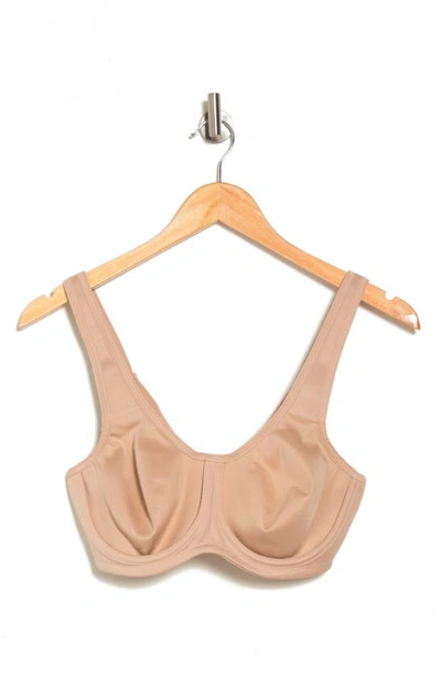 Shop Felina Body-x Underwire Sport Bra In Warm Nude