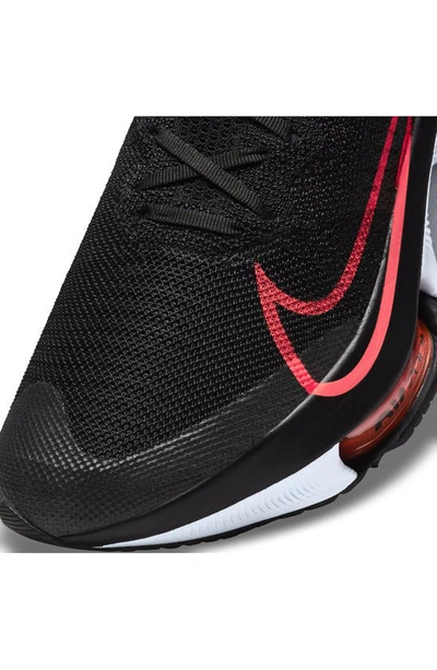 Shop Nike Air Zoom Tempo Next% Running Shoe In Black/ Crimson/ Hyper Violet