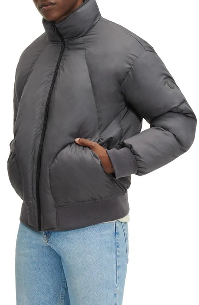 Shop Ugg Damion Puffer Jacket In Dark Ash