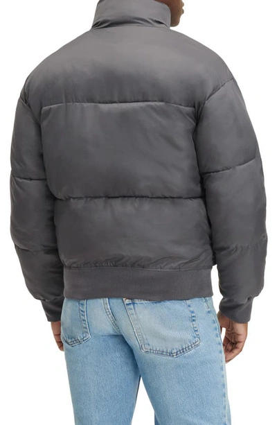 Shop Ugg Damion Puffer Jacket In Dark Ash