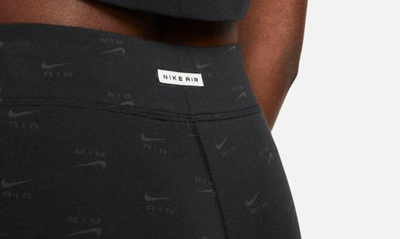Nike Women's Air High-waisted Printed Leggings In Black