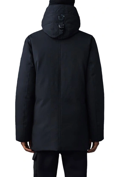 Shop Mackage Edward Water Repellent Down Parka With Removable Bib In Black