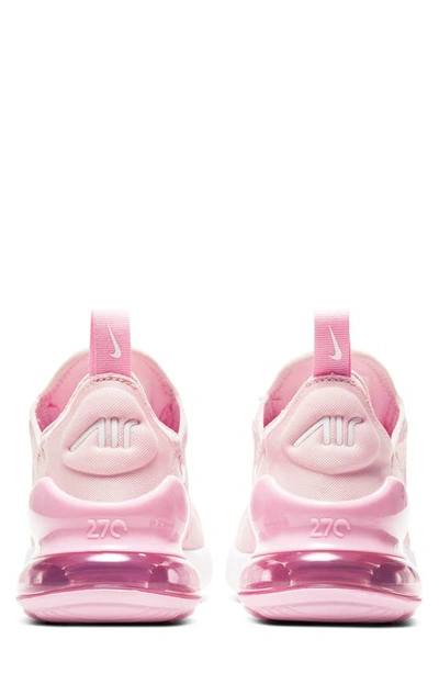 Shop Nike Kids' Air Max 270 Sneaker In Pink Foam / White/ Pink Rise
