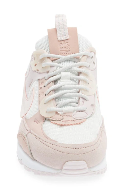 Shop Nike Air Max 90 Futura Sneaker In Summit White/ Light Pink/ Rose