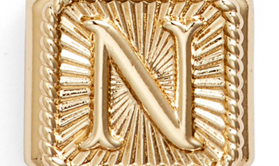 Shop Miranda Frye Harlow Initial Pendant Necklace In Gold - N