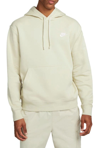 Nike club online hoodie light bone
