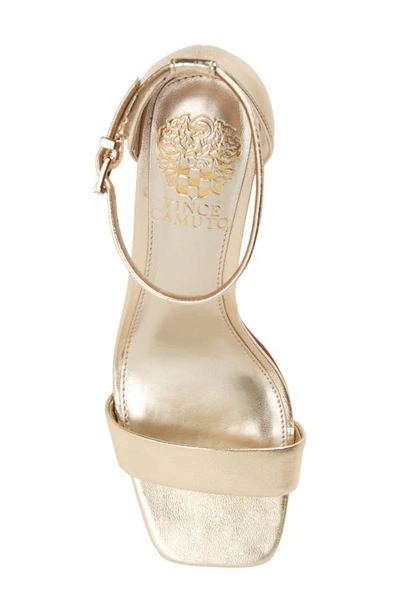 Shop Vince Camuto Enella Ankle Strap Sandal In Egyptian Gol