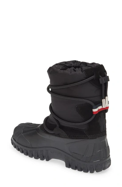 Shop Moncler Chris Faux Fur Lined Waterproof Snow Boot In Black