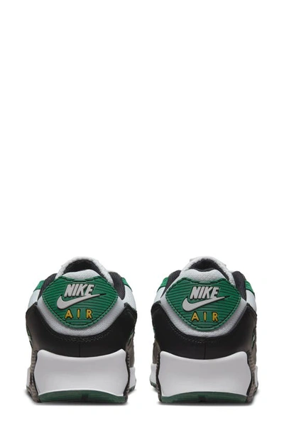 Shop Nike Air Max 90 Sneaker In Platinum/ Black/ Gorge Green