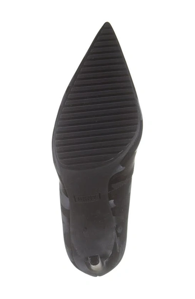 Dkny Carisa Pointed Toe Pump In Black Camo Leather