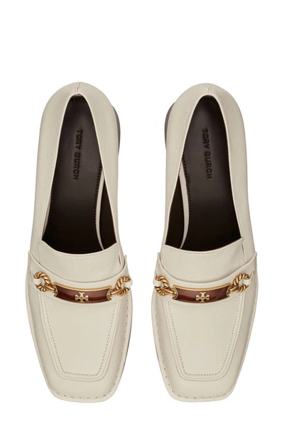 Shop Tory Burch Perrine Loafer Pump In New Ivory
