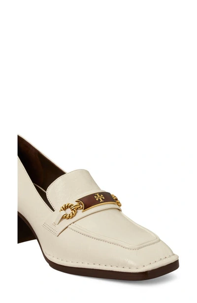 Shop Tory Burch Perrine Loafer Pump In New Ivory