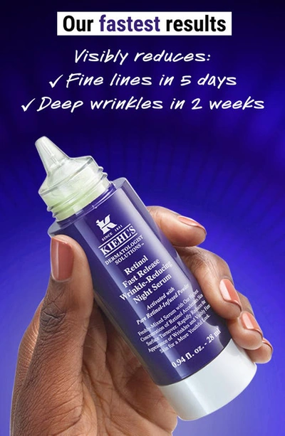 Kiehl's Since 1851 Retinol Fast-release Wrinkle Reducing Night Serum 1 oz / 30 ml 1 oz / 30 ml