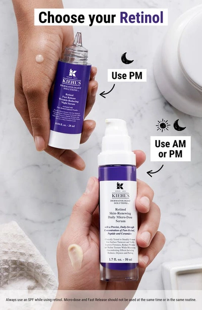Kiehl's Since 1851 Retinol Fast-release Wrinkle Reducing Night Serum 1 oz / 30 ml 1 oz / 30 ml