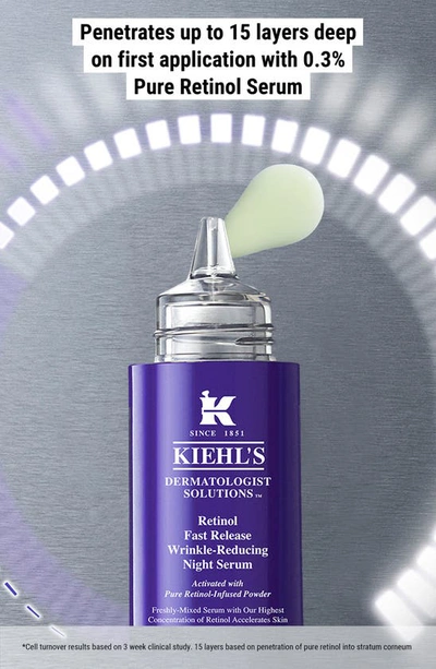 Kiehl's Since 1851 Retinol Fast-release Wrinkle Reducing Night Serum 1 oz / 30 ml 1 oz / 30 ml