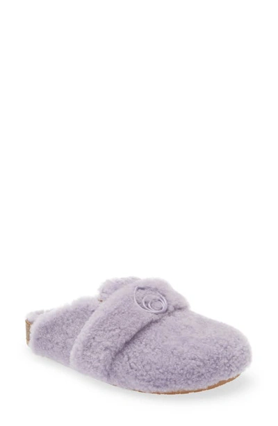 Shop Brother Vellies Greg Genuine Shearling Clog In Lavender