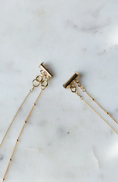 Set & Stones Layered Necklace Detangler In Gold