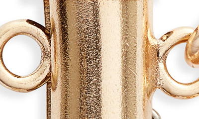 Set & Stones Layered Necklace Detangler In Gold