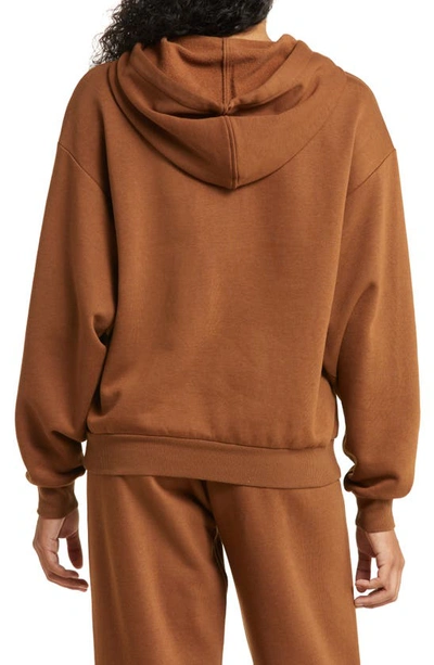 Shop Alo Yoga Accolade Hoodie In Cinnamon Brown