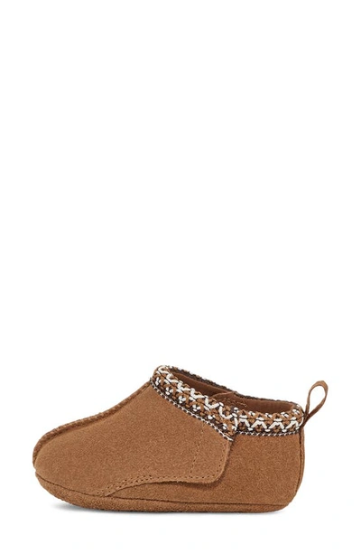 Ugg Girl's Tasman Pre-walker Suede Booties, Baby In Chestnut