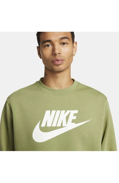 Shop Nike Fleece Graphic Pullover Sweatshirt In Alligator