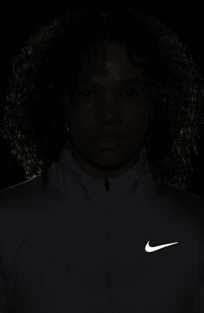 Nike Women's Element 1/2-zip Running Top (plus Size) In Doll/ Barely Grape/ Heather