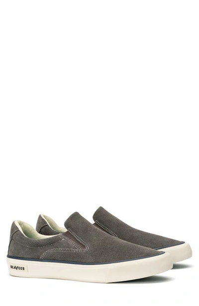 Shop Seavees Hawthorne Slip-on In Pavement Suede
