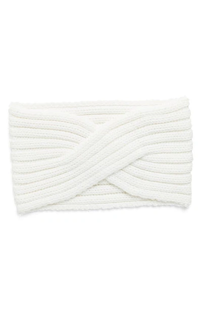 Shop Ugg Twist Knit Headband In Ivory