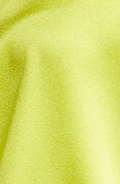 Shop Frame Stretch Silk Button-up Shirt In Flash Lime