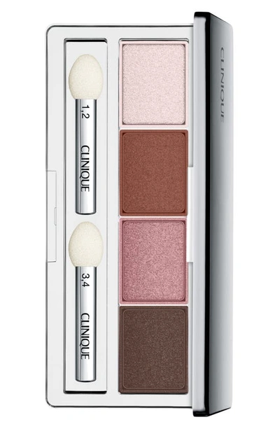Shop Clinique All About Shadow Eyeshadow Quad In Pink Chocolate