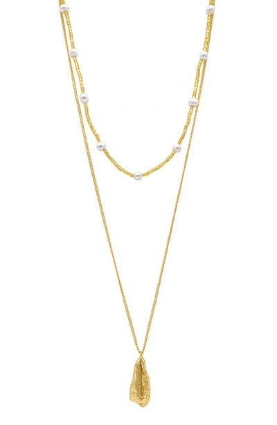 Shop Adornia 14k Yellow Gold Plated Water Resistant Chain Necklace