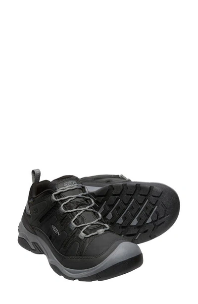 Shop Keen Circadia Waterproof Hiking Shoe In Black/ Steel Grey