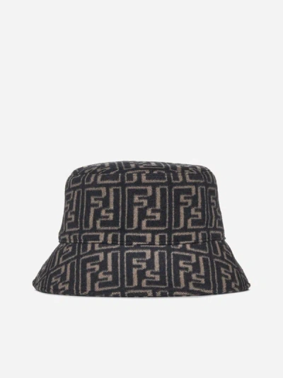 Shop Fendi Ff Wool Buket Hat