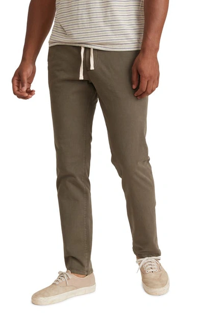 Shop Marine Layer Saturday Slim Fit Pants In Olive Night