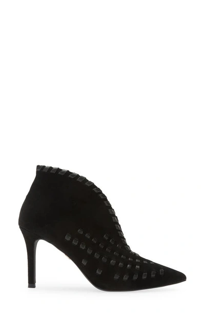 Shop Cecelia New York Merrick Pointed Toe Bootie In All Black