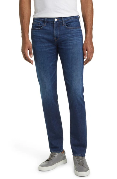 Shop Frame L'homme Slim Fit Degradable Stretch Organic Cotton Jeans In Indigo Land