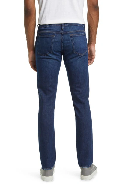 Shop Frame L'homme Slim Fit Degradable Stretch Organic Cotton Jeans In Indigo Land