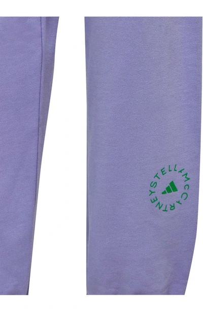 Shop Adidas By Stella Mccartney Gender Inclusive Organic Cotton Joggers In Faded Glow Purple