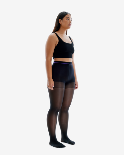 Sheertex Essential Sheer Rip resist Tights In Black ModeSens