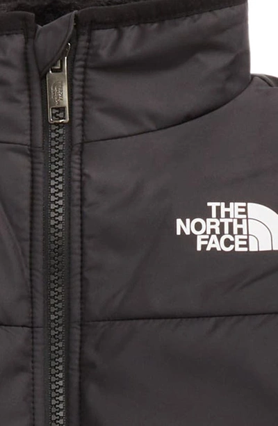 Shop The North Face Kids' Mossbud Reversible Water Repellent Faux Fur Jacket In Tnf Black