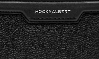 Shop Hook + Albert Leather Toiletry Kit In Black