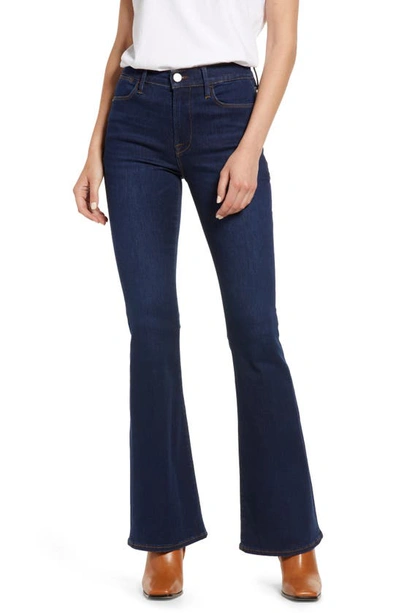 Shop Frame Le High Waist Flare Leg Jeans In Claremore