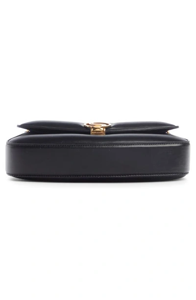 Shop Stella Mccartney Small Monogram Quilted Faux Leather Shoulder Bag In 1000 Black