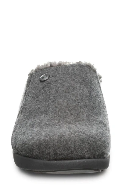 Shop Strole Snug Wool Slipper In Charcoal