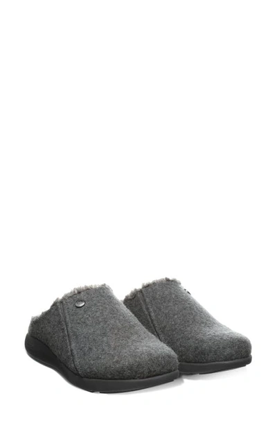 Shop Strole Snug Wool Slipper In Charcoal