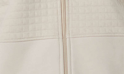Shop Bugatchi Comfort Full Zip Organic Cotton Bomber Jacket In Beige