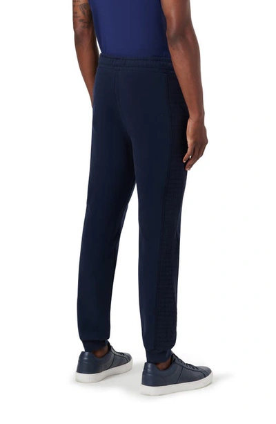 Shop Bugatchi Comfort Drawstring Waist Cotton Joggers In Midnight