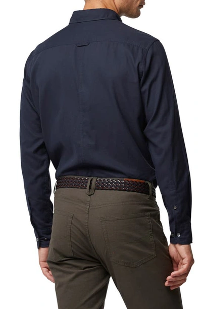 Rodd & Gunn Ben More Sports Fit Solid Button-down Shirt In Ink