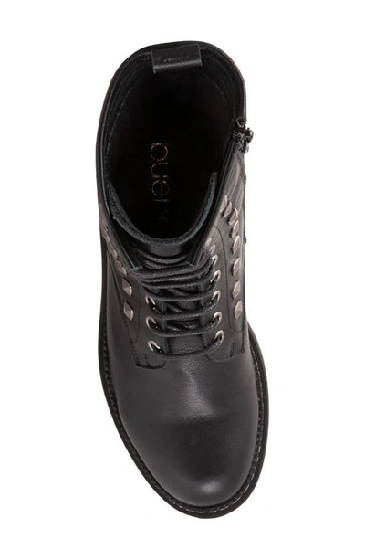Shop Bueno Studded Combat Boot In Black